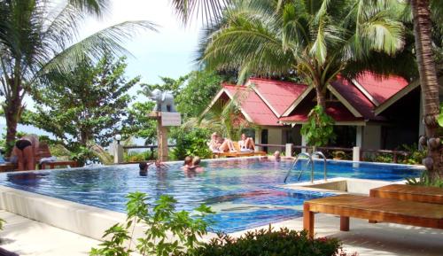 The main swimming pool at Penny Thailand, Koh Chang, Trat, Thailand